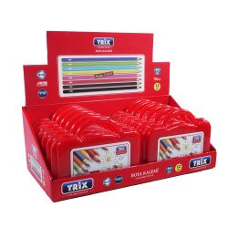 TRİX TAM BOY ÇANTALI KURU BOYA 12/72